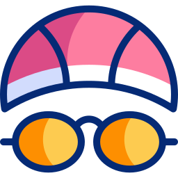 Swimming hat icon