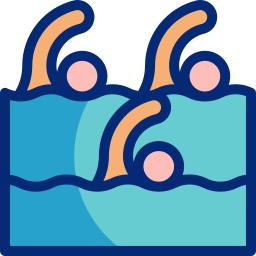 synchron schwimmen icon