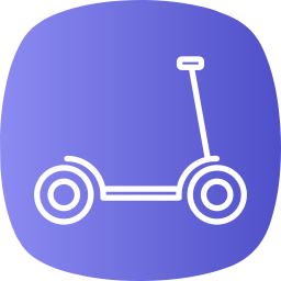 Kick scooter icon