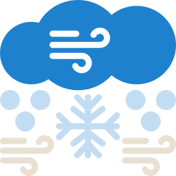 tempestade de neve Ícone