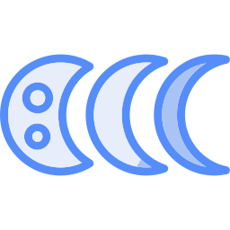 fases de la luna icono