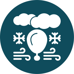 Weather balloon icon