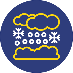 Snowy day icon