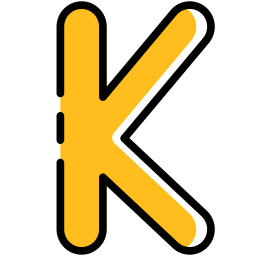 文字k icon