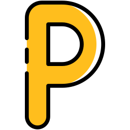 文字p icon