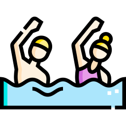 pływanie synchroniczne ikona