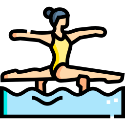 Synchronized swimming icon