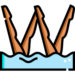 synchron schwimmen icon