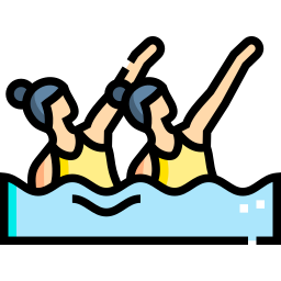 Synchronized swimming icon