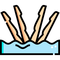 pływanie synchroniczne ikona