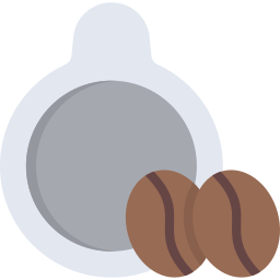 monodosis de cafe icono