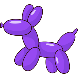 Balloon dog icon