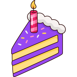 Cake slice icon