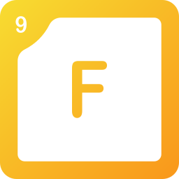 flúor icono