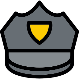 Police cap icon