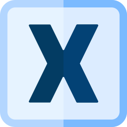 Letter x icon