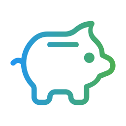 Piggy bank icon