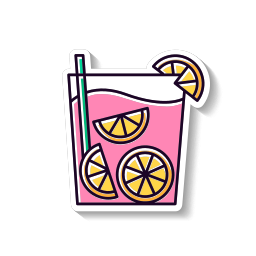 Beverage with lime icon