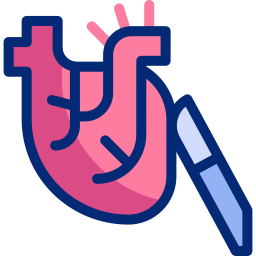 Heart surgery icon