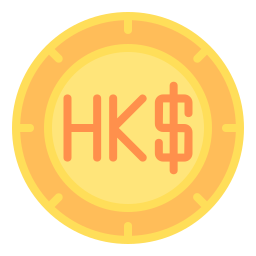 dólar de hong kong Ícone