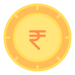 rupia indyjska ikona