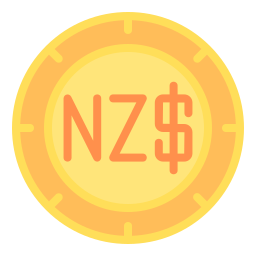 New zealand dollar icon