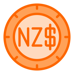 New zealand dollar icon