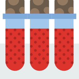 Blood sample icon