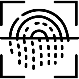 escaneo de huellas dactilares icono