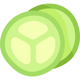 Cucumber slice icon