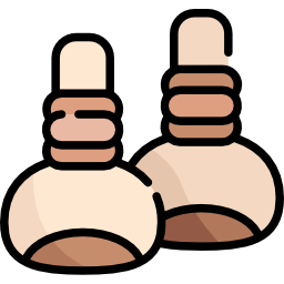 Herbal treatment icon