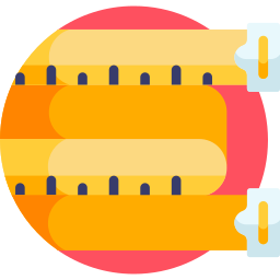 Measuring tape icon