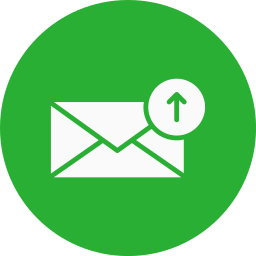 e-mail hochladen icon