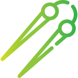 Knitting needles icon