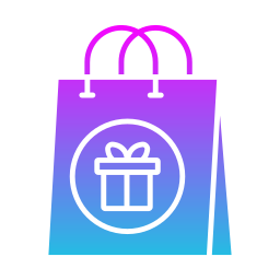regalo de compras icono