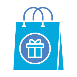 Shopping gift icon