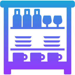 Storage shelf icon