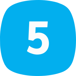 número 5 Ícone