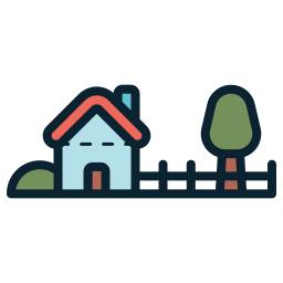 Village house icon