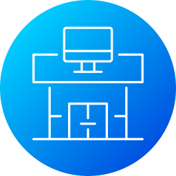 Electronic store icon