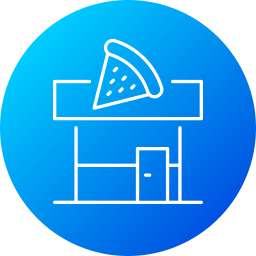 Pizza shop icon