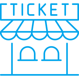 Ticket shop icon
