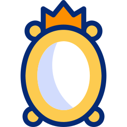 Magic mirror icon