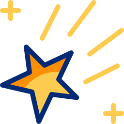 Shooting star icon