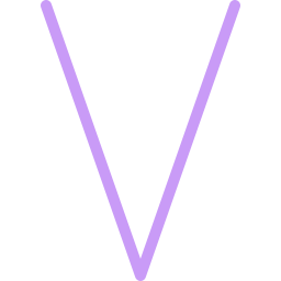 v icon