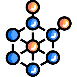 Molecular structure icon