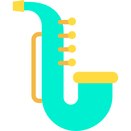 saxofón icono