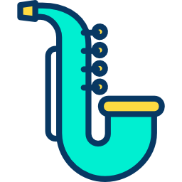 saxofón icono