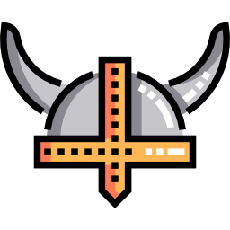 casco vikingo icono