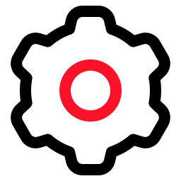 rueda dentada icono